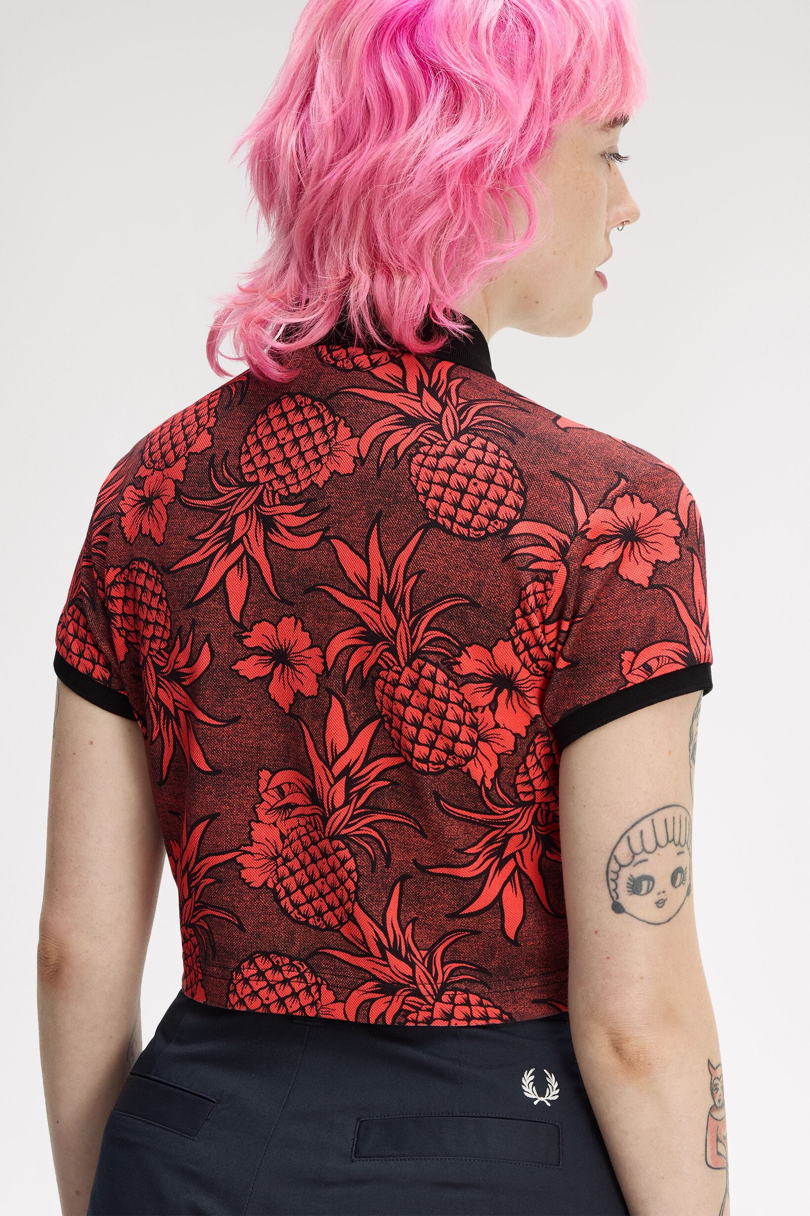 FRED PERRY 「Amy Winehouse Printed Polo Shirt／エイミーワインハウス プリントポロシャツ」|ポロシャツ|