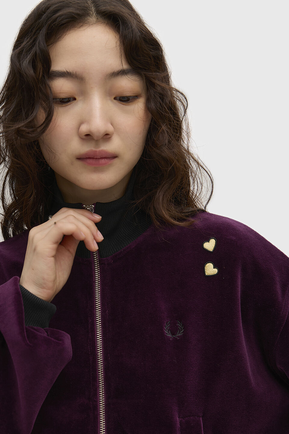 FRED PERRY 「FRED PERRY／VELOUR TRACK JACKET／エイミーワインハウス　ベロアトラックジャケット」|スウェット・ジャージ|