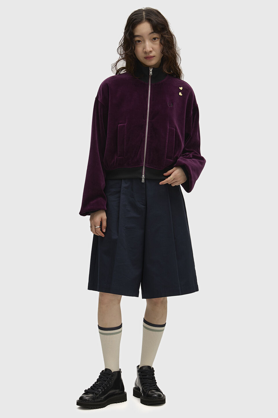 FRED PERRY 「FRED PERRY／VELOUR TRACK JACKET／エイミーワインハウス　ベロアトラックジャケット」|スウェット・ジャージ|