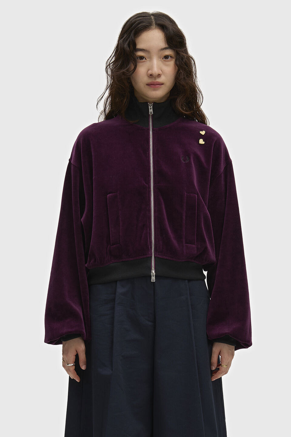 FRED PERRY 「FRED PERRY／VELOUR TRACK JACKET／エイミーワインハウス　ベロアトラックジャケット」|スウェット・ジャージ|