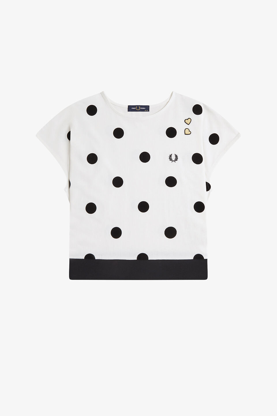 FRED PERRY 「FRED PERRY／FLOCKED POLKA DOT TOP／エイミーワインハウス ポルカドットトップス」|Tシャツ・カットソー|