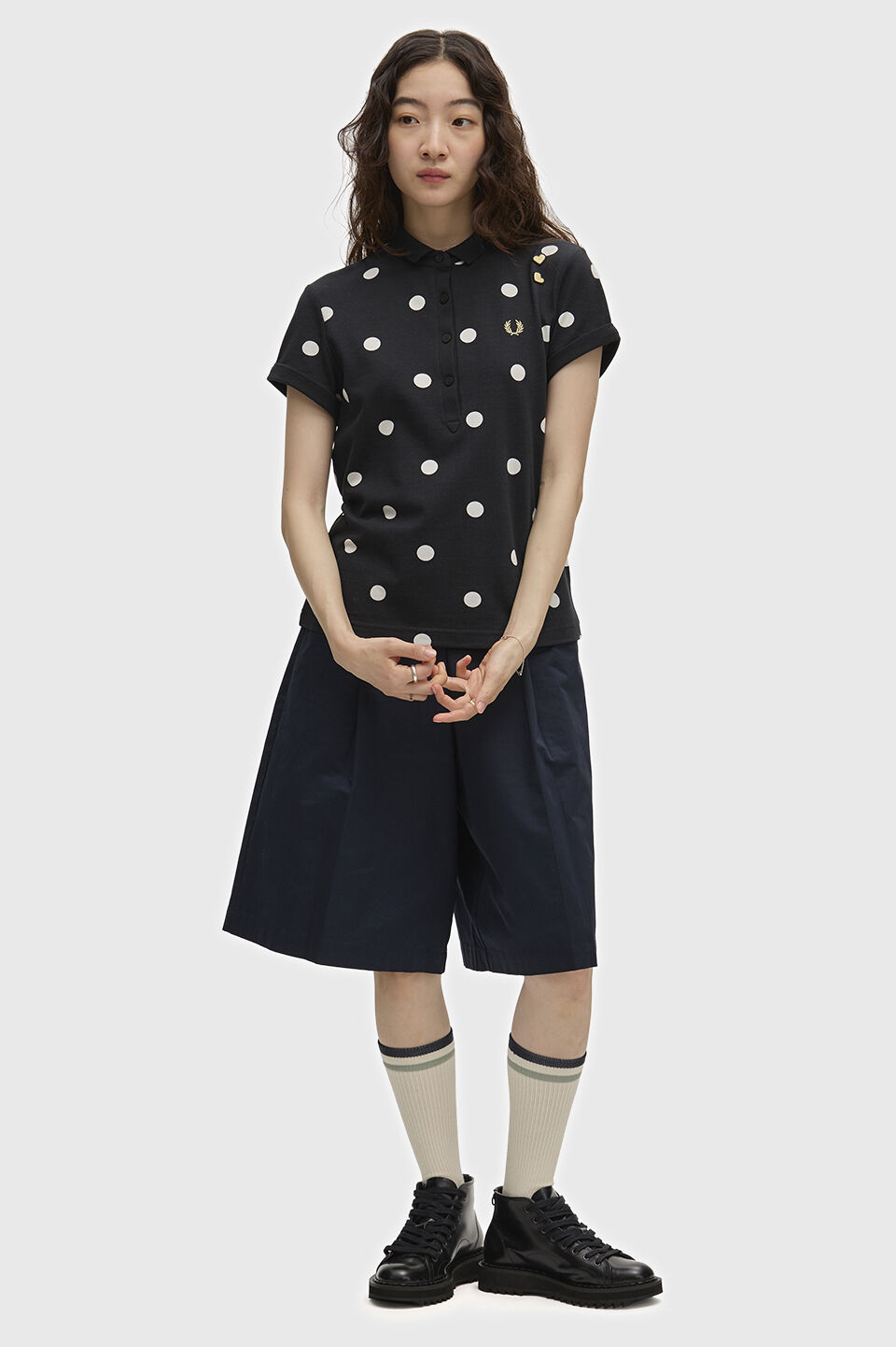 FRED PERRY 「FRED PERRY／POLKA DOT POLO SHIRT／エイミーワインハウス ポルカドットポルカドット」|ポロシャツ|