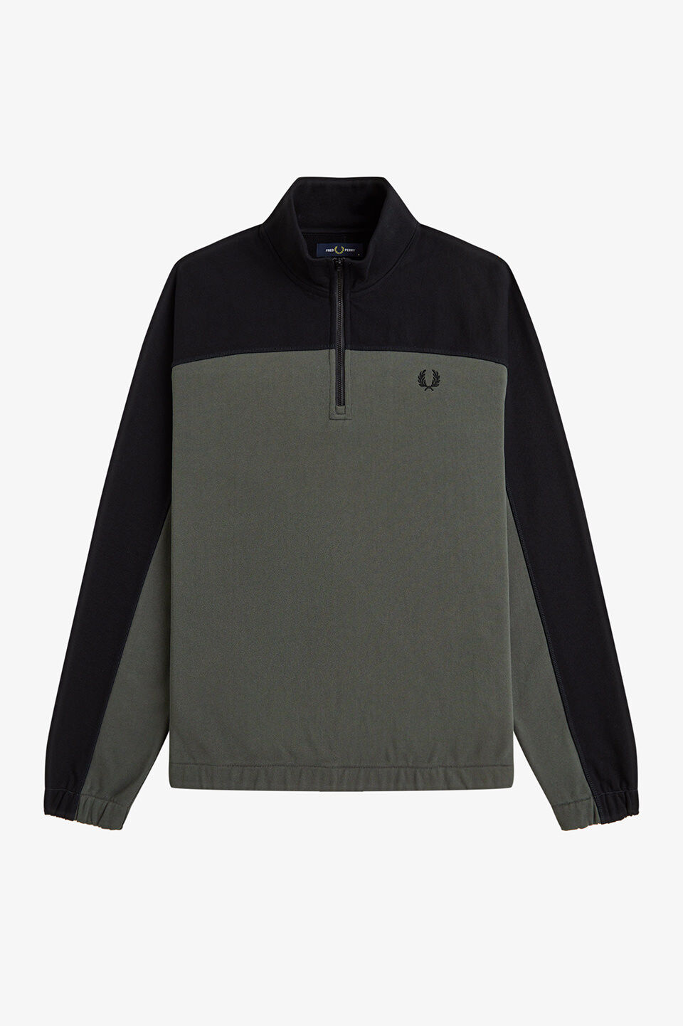 FRED PERRY 「FRED PERRY／Colour Block Half Zip Sweatshirt／カラーブロックハーフジップスウェット」|スウェット・ジャージ|