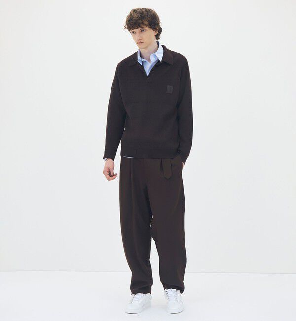 CABaN「コットンカシミヤ ポロスキッパー」|ニット・セーター|