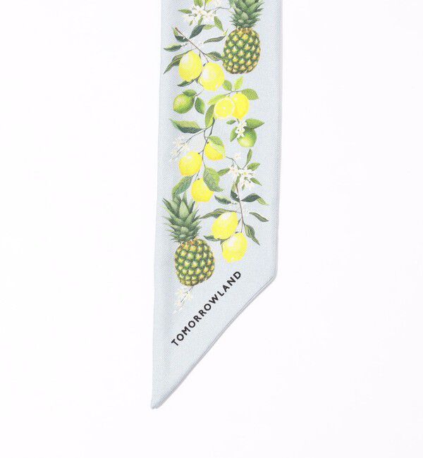 TOMORROWLAND GOODS「ATELIER TOMORROW FRUITS シルク ボウタイスカーフ」|バンダナ・スカーフ|