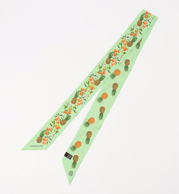 TOMORROWLAND GOODS「ATELIER TOMORROW FRUITS シルク ボウタイスカーフ」|バンダナ・スカーフ|