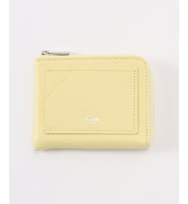  「【blancle/ ブランクレ】S.LETHER Short L zip wallet 別注」|財布|イエロー