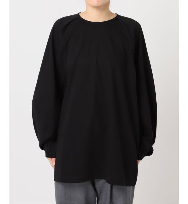  「[THE MOOD] パフスリーブ ロンTEE：カットソー」|Tシャツ・カットソー|
