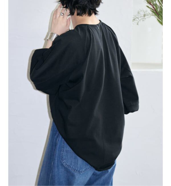  「[THE MOOD] パフスリーブ ロンTEE：カットソー」|Tシャツ・カットソー|