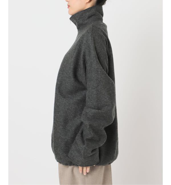  「《追加予約3》FELTED WOOL HALF ZIP TOP：カットソー」|Tシャツ・カットソー|