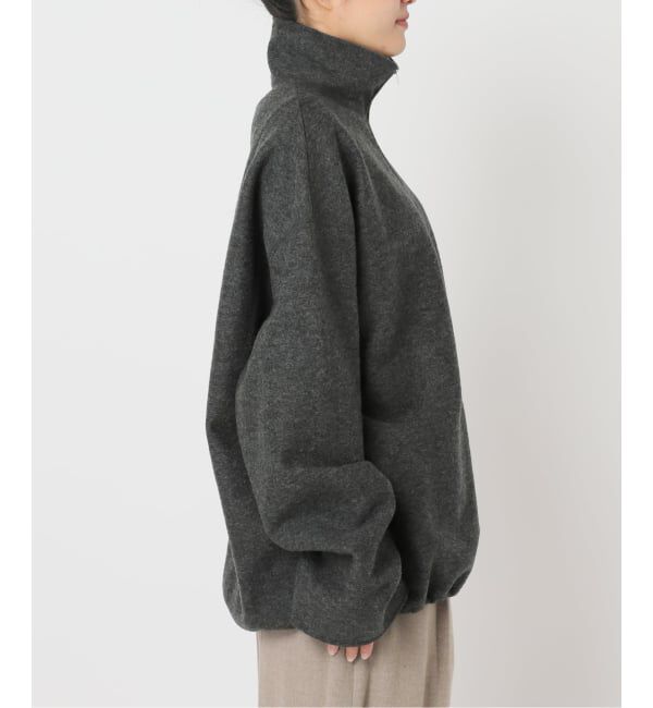  「《追加予約3》FELTED WOOL HALF ZIP TOP：カットソー」|Tシャツ・カットソー|