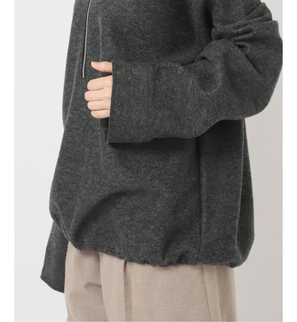  「《追加予約3》FELTED WOOL HALF ZIP TOP：カットソー」|Tシャツ・カットソー|