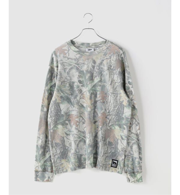 JOINT WORKS「OBEY / オベイ POST THERMAL」|Tシャツ・カットソー|グレーA