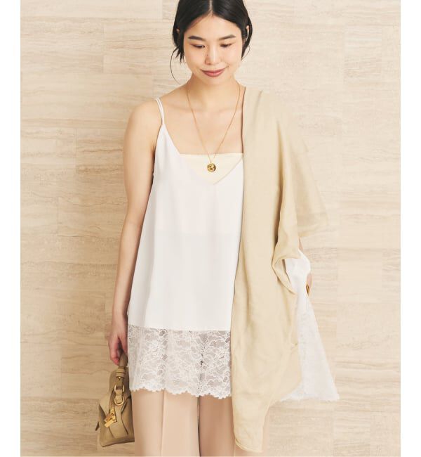 Plage「asymmetry lace キャミソール」|キャミソール|