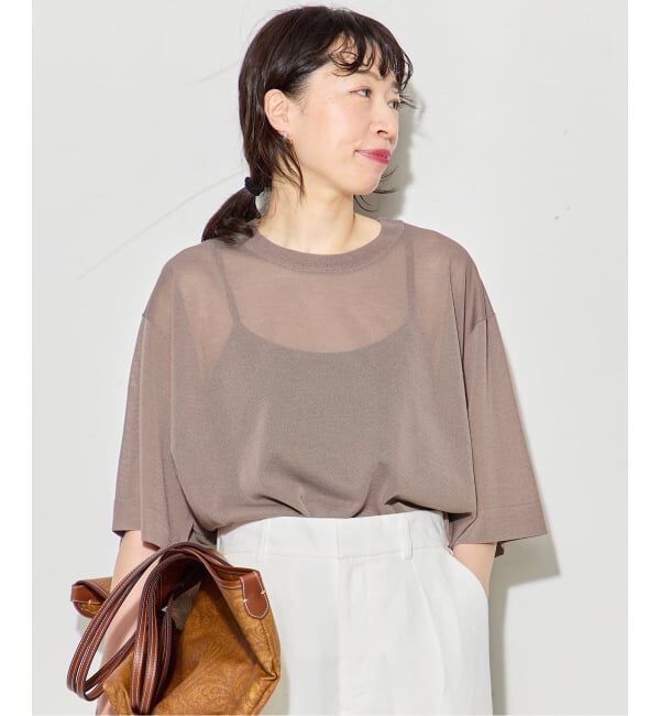 journal standard L'essage「フォルムニットTシャツ」|ニット・セーター|