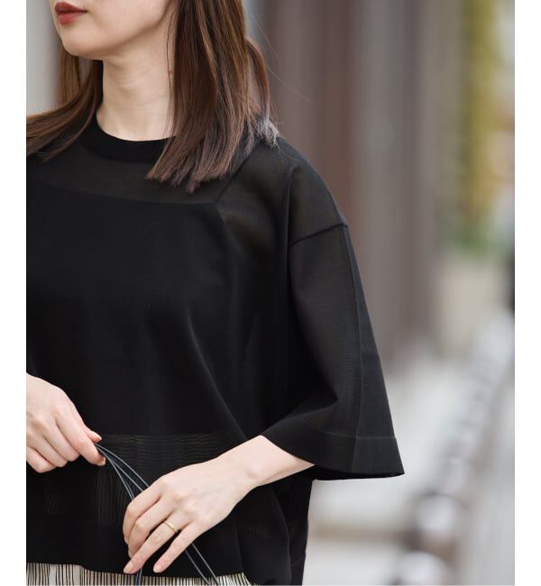 journal standard L'essage「フォルムニットTシャツ」|ニット・セーター|