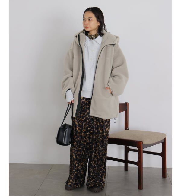 JOURNAL STANDARD「《予約》ECOPELフリースファーフードロング ブルゾン」|その他|