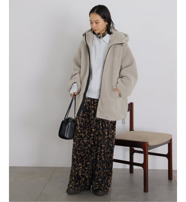 JOURNAL STANDARD「《予約》ECOPELフリースファーフードロング ブルゾン」|その他|