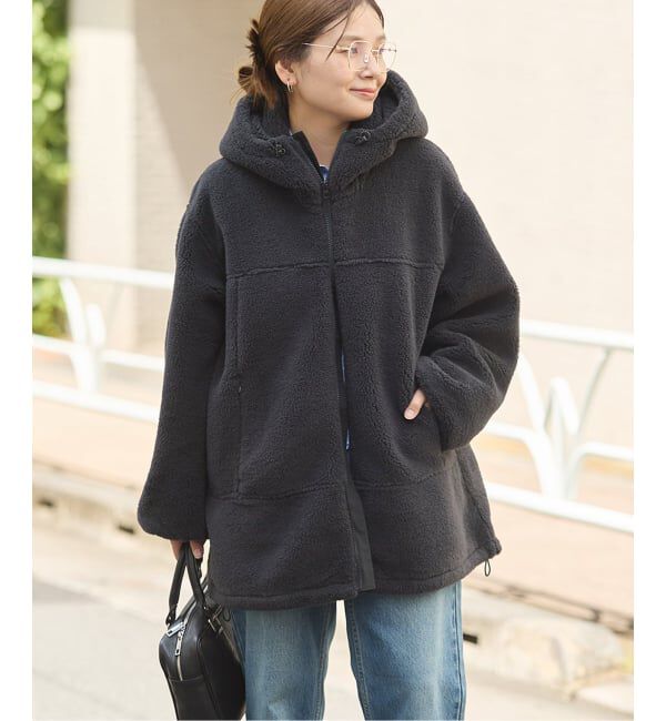 JOURNAL STANDARD「《予約》ECOPELフリースファーフードロング ブルゾン」|その他|