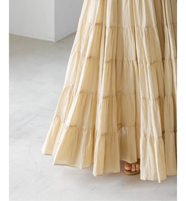 NOBLE「《NOBLE別注カラー》COUTURE D'ADAM SushiVoile Tiered Skirt」|スカート|