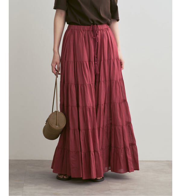 NOBLE「《NOBLE別注カラー》COUTURE D'ADAM SushiVoile Tiered Skirt」|スカート|