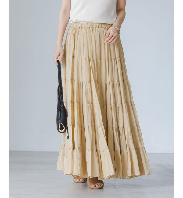 NOBLE「《NOBLE別注カラー》COUTURE D'ADAM SushiVoile Tiered Skirt」|スカート|