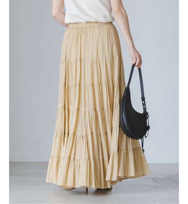 NOBLE「《NOBLE別注カラー》COUTURE D'ADAM SushiVoile Tiered Skirt」|スカート|