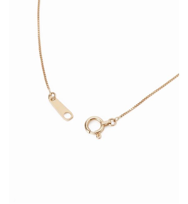 Lilas by Spick&Span「《WEB限定予約》10mmオーバルニュアンスモチーネックレス K10」|ネックレス|