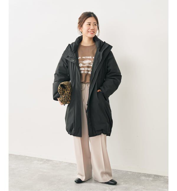 Spick and Span「《一部店舗+WEB限定予約》撥水ダウンロングコート」|ダウン|