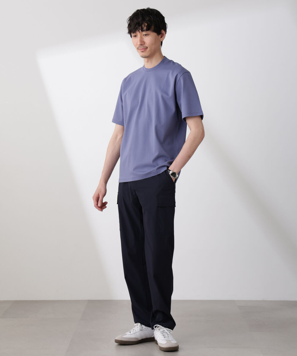nano･universe「ジャケT(R) プレミアム クルーネック 半袖」|Tシャツ・カットソー|