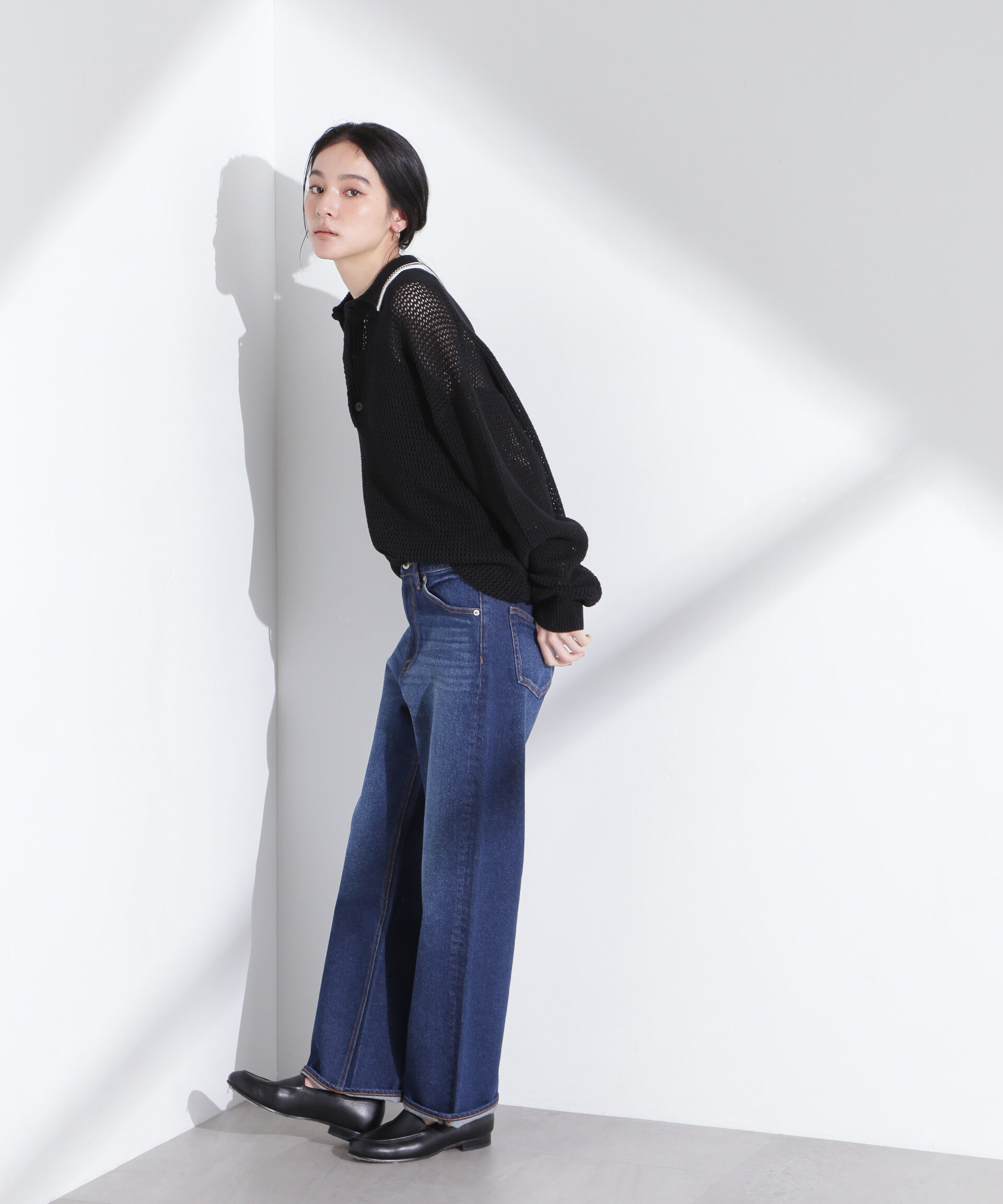 NANO universe「「MC」&rdquo;TIMELESS WARDROBE&rdquo;ストレートフィットデニム」|チノ|