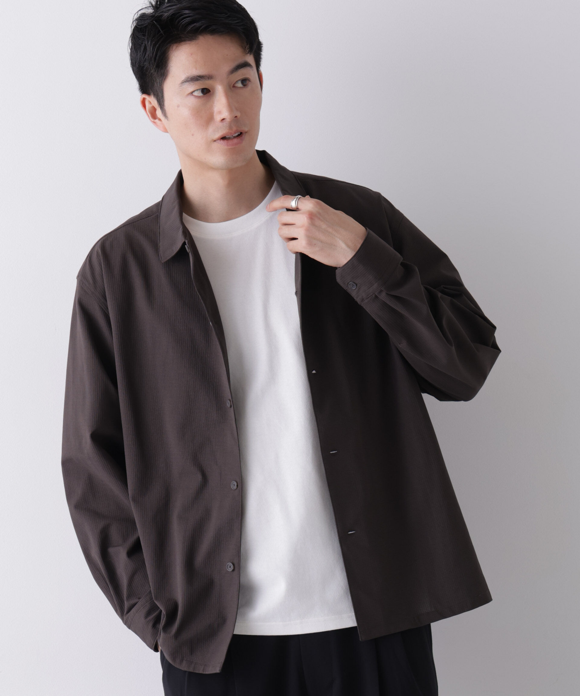 NANO universe「CIRCLEMOVA(R)長袖 シャツ」|シャツ・ブラウス|