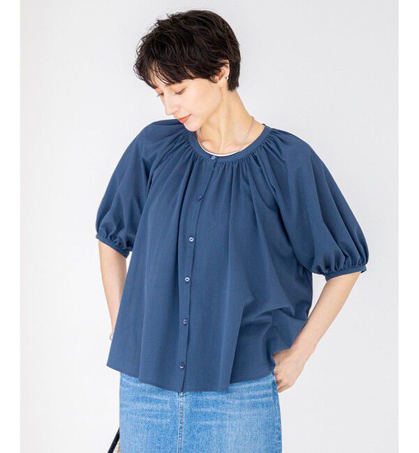 23区「【洗える】クリアトリコットジャージー ティアードデザイン カットソー」|Tシャツ・カットソー|ﾀﾞｰｸﾌﾞ