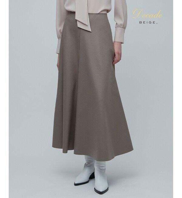 BEIGE,「CORBY / フレアスカート」|スカート|Taupe