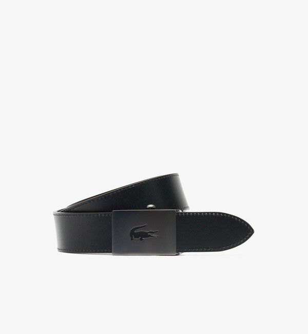 LACOSTE「ガチャベルバックルリバーシブルレザーベルト」|ベルト|ダークブラウン