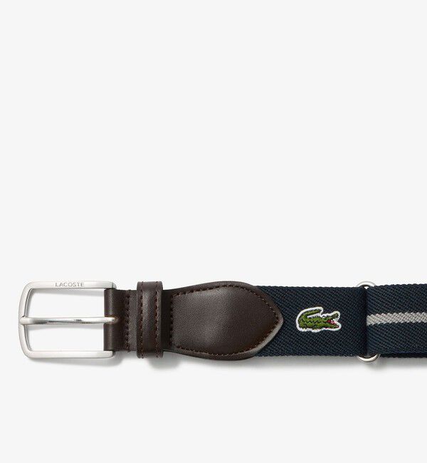 LACOSTE「クラシックボーダーテープベルト」|ベルト|