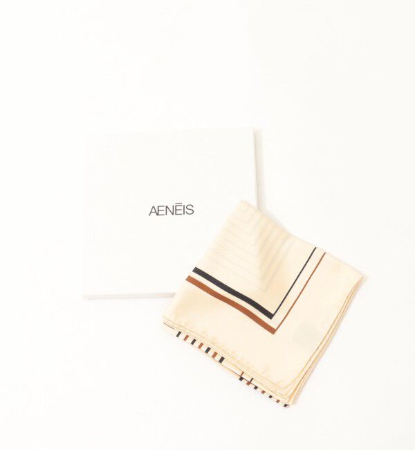 NOLLEY'S sophi「【AENEIS/エイネス】MINIMAL ILLUSIONシルクスカーフ」|ストール|