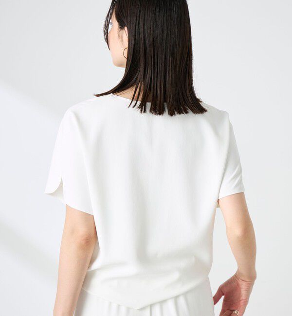 NOLLEY'S sophi「《セットアップ対応》NEW morisachiウォッシャブルツイルケープ風ブラウス」|シャツ・ブラウス|