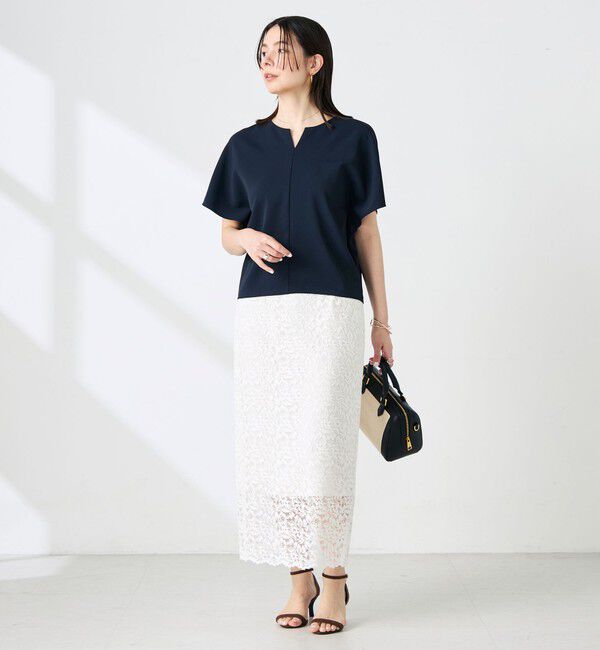 NOLLEY'S sophi「《セットアップ対応》NEW morisachiウォッシャブルツイルケープ風ブラウス」|シャツ・ブラウス|