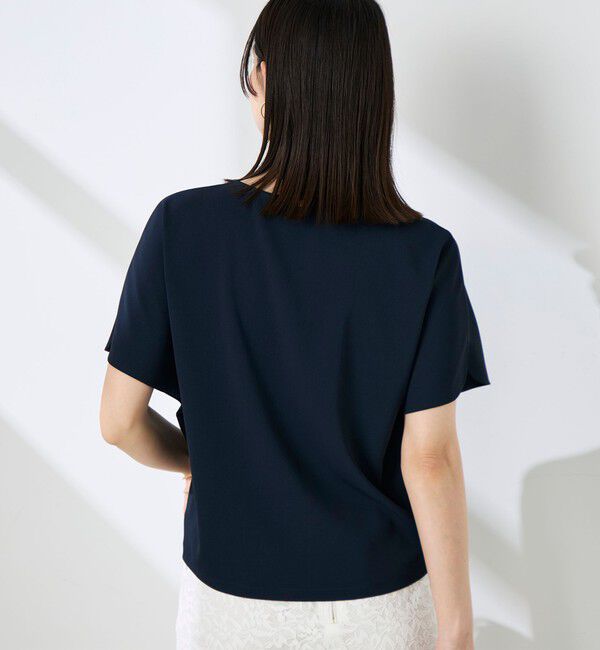 NOLLEY'S sophi「《セットアップ対応》NEW morisachiウォッシャブルツイルケープ風ブラウス」|シャツ・ブラウス|