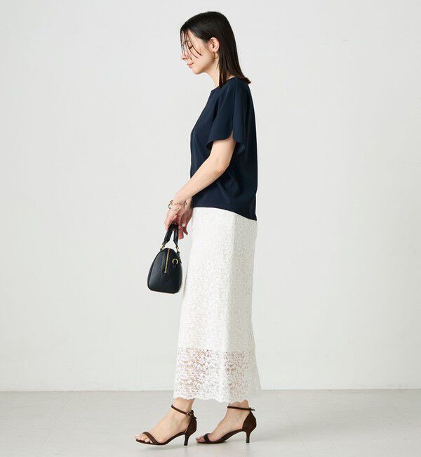 NOLLEY'S sophi「《セットアップ対応》NEW morisachiウォッシャブルツイルケープ風ブラウス」|シャツ・ブラウス|