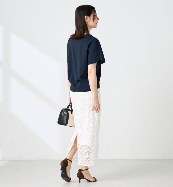 NOLLEY'S sophi「《セットアップ対応》NEW morisachiウォッシャブルツイルケープ風ブラウス」|シャツ・ブラウス|