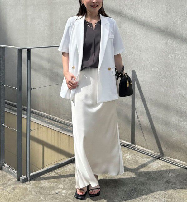 NOLLEY'S sophi「《セットアップ対応》NEW morisachiウォッシャブルツイルケープ風ブラウス」|シャツ・ブラウス|