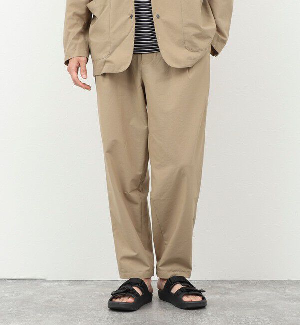 NOLLEY'S goodman「《セットアップ対応》【NANGA】DotAir COMFY TUCK TAPERED PANTS 26SS」|チノ|ベージュ
