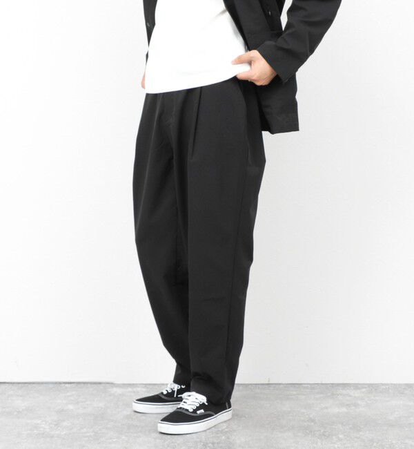 NOLLEY'S goodman「《セットアップ対応》【NANGA】DotAir COMFY TUCK TAPERED PANTS 26SS」|チノ|