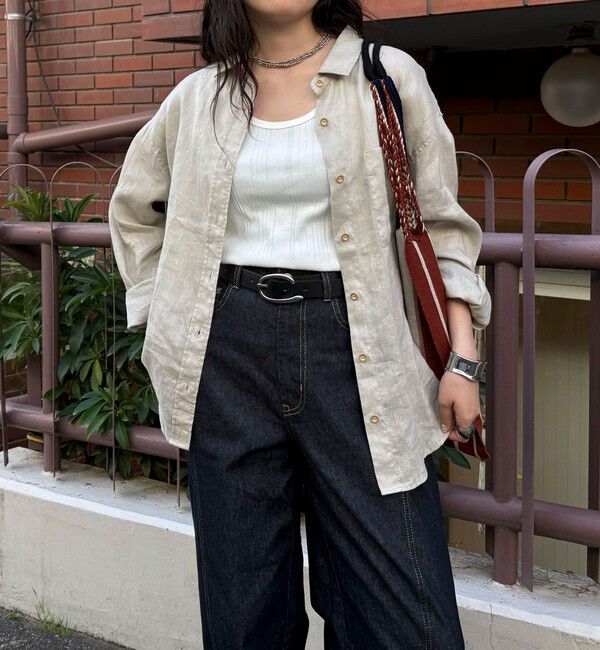 fredy emue「LINEN100 2WAYカシュクールシャツ」|シャツ・ブラウス|