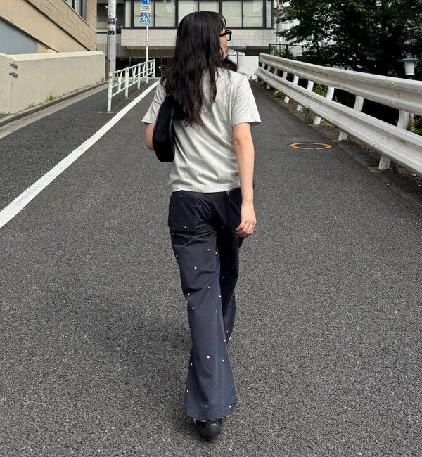 fredy emue「刺しゅう入りコットンツイルルーズパンツ」|チノ|