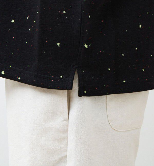 GLOSTER「星穴ネップボンディング クルーネックTシャツ」|Tシャツ・カットソー|