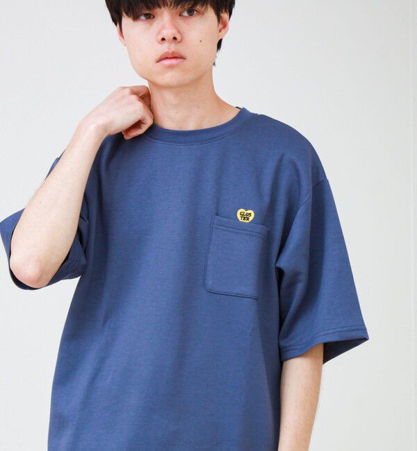 GLOSTER「【ユニセックスで着たい】接触冷感ハート刺繍ポケTEE」|Tシャツ・カットソー|