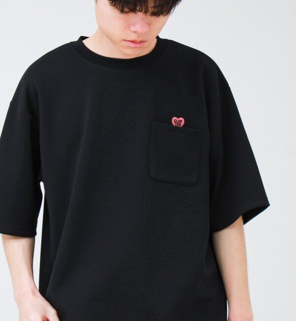 GLOSTER「【ユニセックスで着たい】接触冷感ハート刺繍ポケTEE」|Tシャツ・カットソー|